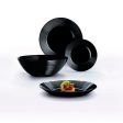 Bowl Luminarc Harena Negro Black Glass 16 cm (24 Units) Discount