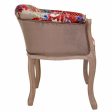 Armchair Alexandra House Living Light Pink Rubber wood 100 % polyester 61 x 71 x 61 cm For Sale