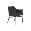 Chair DKD Home Decor Black Dark brown Dark grey 60 x 60 x 84 cm Online now