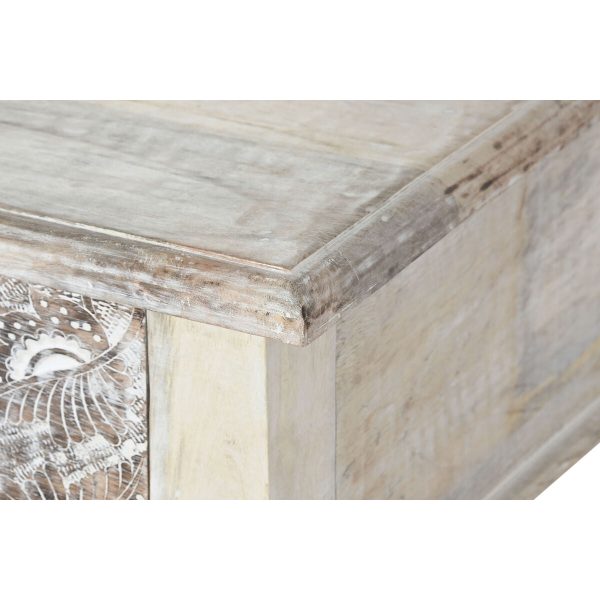 Console DKD Home Decor White Mango wood 91 x 42 x 81 cm Cheap