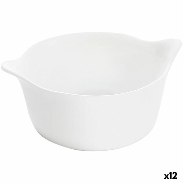 Bowl Luminarc Smart Cuisine White Glass (12 Units) Discount