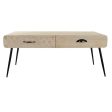 Centre Table DKD Home Decor Black Multicolour Copper Natural Metal Paolownia wood MDF Wood 100 x 52 x 42,5 cm 100 x 52 x 72 cm Online now