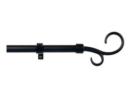 Curtain Bar Stor Planet Extendable Black (110 cm) Online