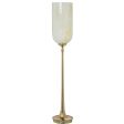 Candleholder Alexandra House Living Golden Crystal 15 x 86 x 15 cm Supply