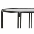 Centre Table DKD Home Decor Metal Crystal 63 x 63 x 46 cm Discount