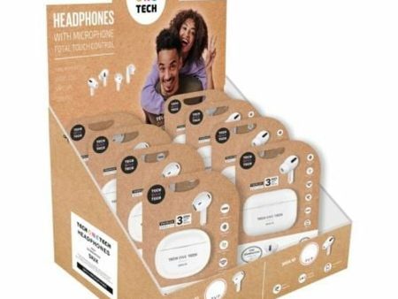 Bluetooth headset Tech One Tech TEC1420 White Discount