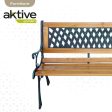 Bench Aktive Wood 125 x 73 x 52 cm Online Sale