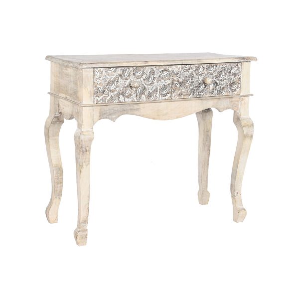 Console DKD Home Decor White Mango wood 91 x 42 x 81 cm Cheap