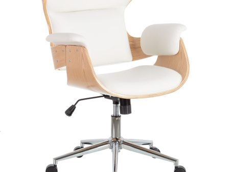 Armchair White Natural 68 x 62 x 85 cm For Discount