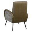 Armchair Black Green 68 x 97 x 86 cm For Sale