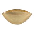 Bowl Golden Glass 28 x 14 cm Online Hot Sale