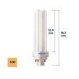 Fluorescent bulb Philips lynx d B 26 W 1800 Lm Online now