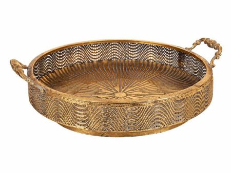 Centerpiece Alexandra House Living Golden Iron 32 x 10 x 38 cm Supply