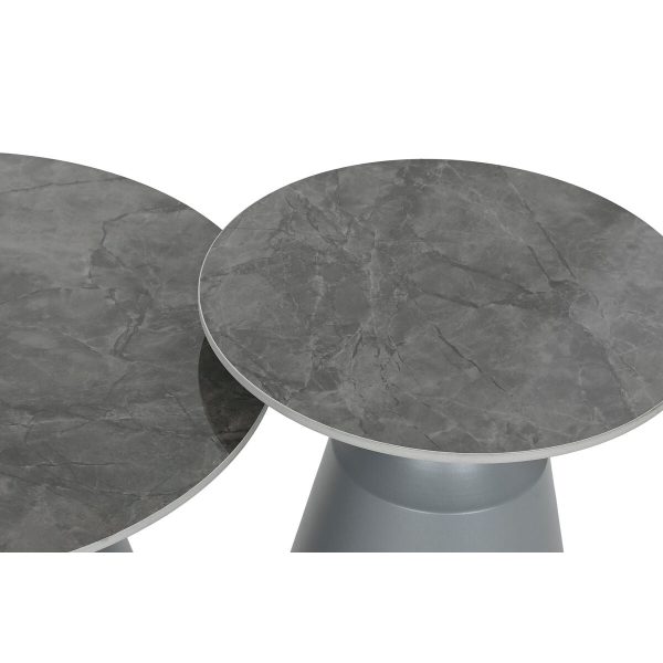 Console Home ESPRIT Grey Metal Ceramic 70 x 70 x 43 cm 70 x 70 x 1 cm Online now