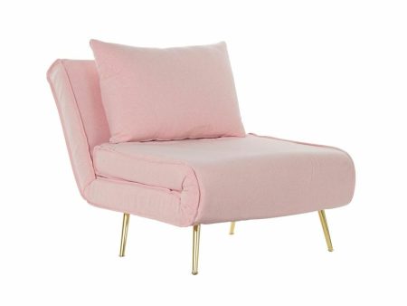 Sofabed DKD Home Decor 8424001799510 Multicolour Light Pink Metal Modern Scandi 90 x 90 x 84 cm Online Sale