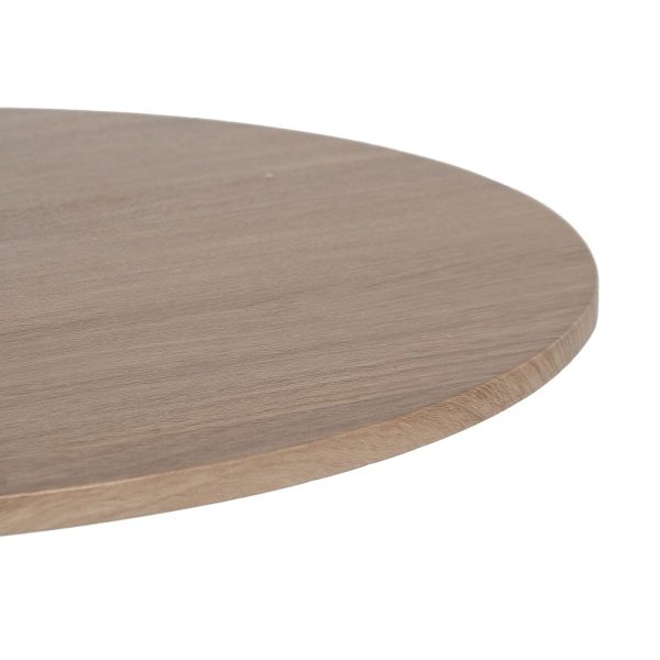 Centre Table Black Natural 50 x 50 x 45 cm For Sale