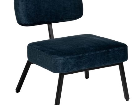 Chair Blue Black 58 x 59 x 71 cm Online Sale