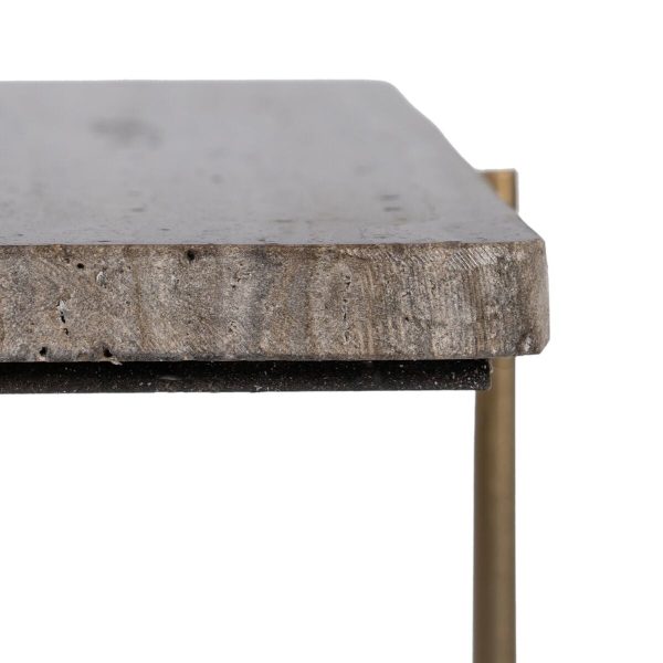 Centre Table Marble Iron 50 x 50 x 45 cm For Cheap