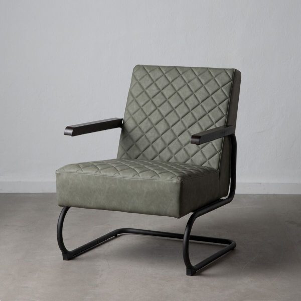 Armchair Black Green 61 x 70 x 85 cm Discount