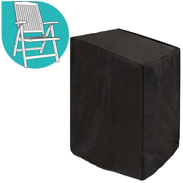 Chair Cover Armchair Black PVC 89 x 76 x 107 cm Hot on Sale