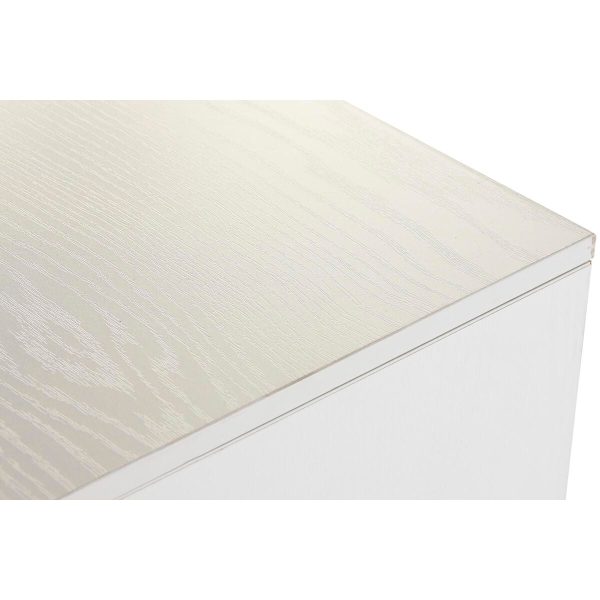 Console DKD Home Decor Metal MDF White (80 x 35 x 81 cm) Discount