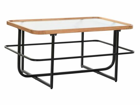 Centre Table DKD Home Decor Crystal Metal (90 x 60 x 46 cm) Cheap