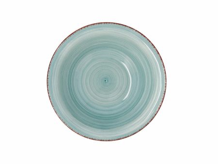 Bowl Quid Vita Aqua Ceramic Blue Ø 18 cm (6 Units) Supply