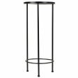 Flower Pot Stand Alexandra House Living Black Iron Tile 30 x 68 x 30 cm 3 Pieces For Cheap