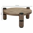 Centre Table Alexandra House Living Brown Wood Iron Plate Fir wood 110 x 46 x 110 cm Supply