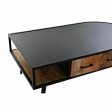 Centre Table DKD Home Decor Metal Mango wood 30 x 40 cm 130 x 70 x 46 cm Online