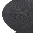 Centre Table Black 80 x 80 x 35 cm Hot on Sale