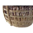 Basket set DKD Home Decor Natural Lilac Seagrass Tropical 39 x 39 x 41 cm 3 Pieces For Cheap