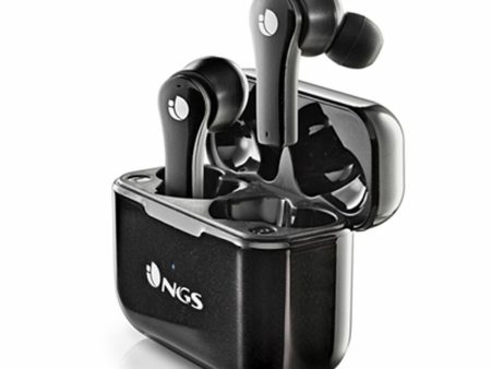 Bluetooth Headphones NGS ARTICA BLOOM White Black Silicone Hot on Sale