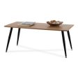 Centre Table Brown Black Wood Metal Melamin MDF Wood Online Hot Sale