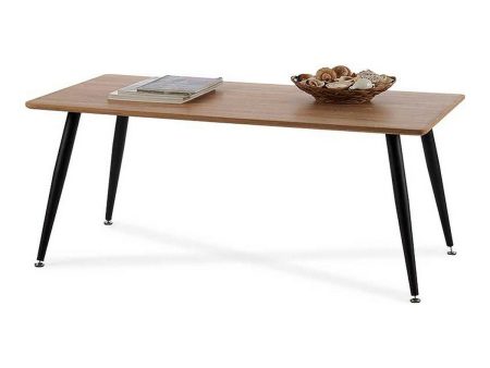 Centre Table Brown Black Wood Metal Melamin MDF Wood Online Hot Sale