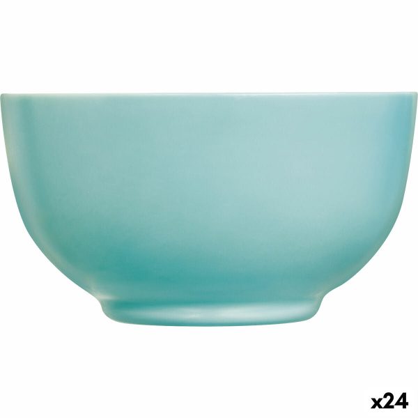 Bowl Luminarc Diwali Turquesa Turquoise Glass 14,5 cm (24 Units) Fashion