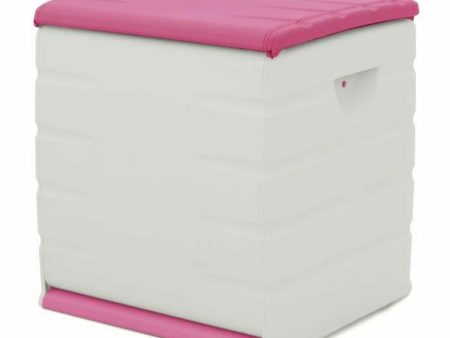 Chest Plastiken 60 x 61 x 53 cm Beige Fuchsia Plastic Supply