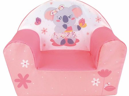 Armchair Fun House CALLY MIMI KOALA Pink Foam 42 x 52 x 33 cm For Cheap