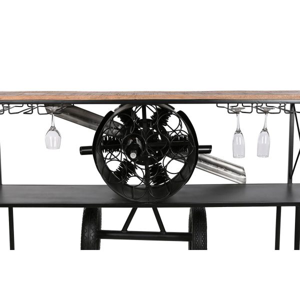 Console Home ESPRIT Brown Black Wood Metal 191 x 58 x 96 cm Online