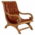 Armchair Alexandra House Living Brown Natural 98 x 94 x 65 cm Hot on Sale