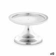 Candle Holder Silver Aluminium 10 x 6 x 10 cm (12 Units) on Sale