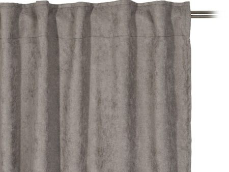 Curtain Polyester Taupe 140 x 260 cm Online